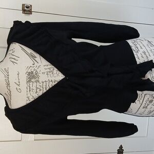 XOXO RUFFLE CARDIGAN